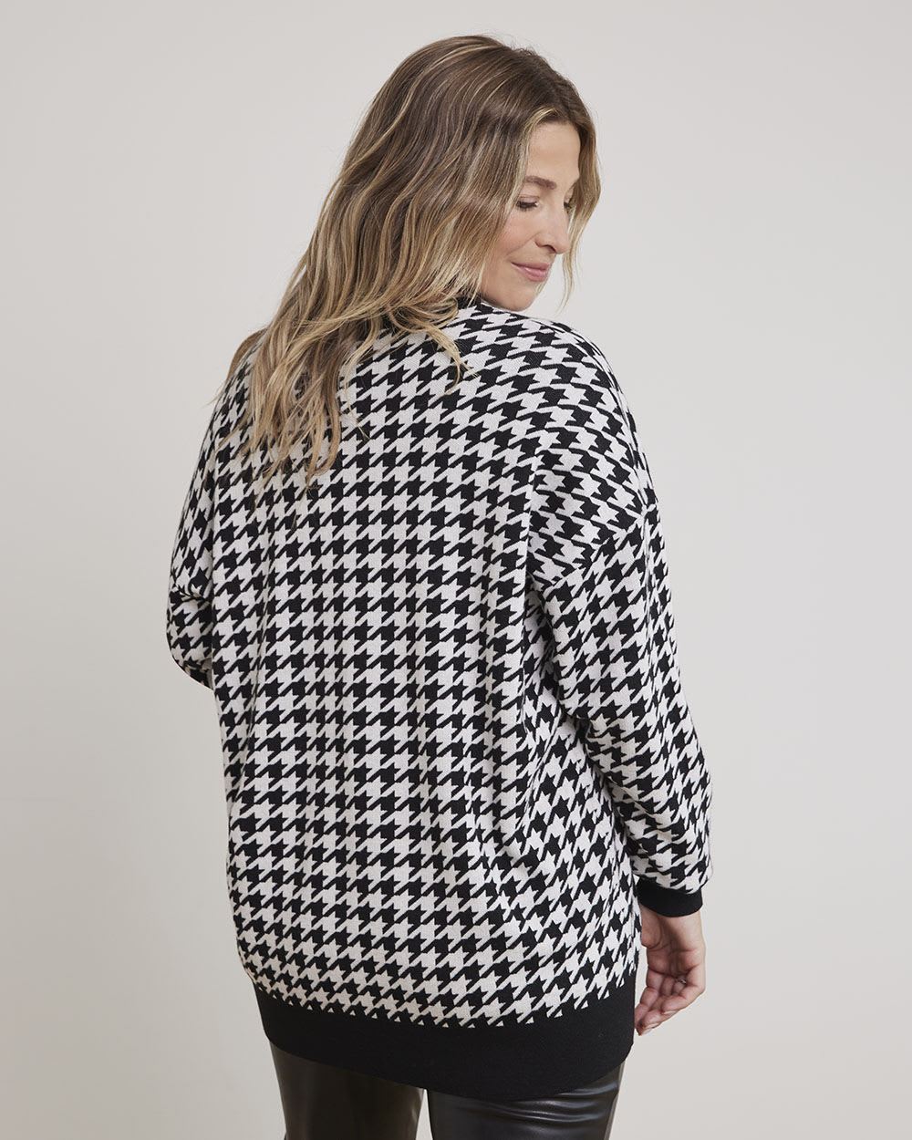 Long-Sleeve Sweater with Crew Neckline - Thyme Maternity