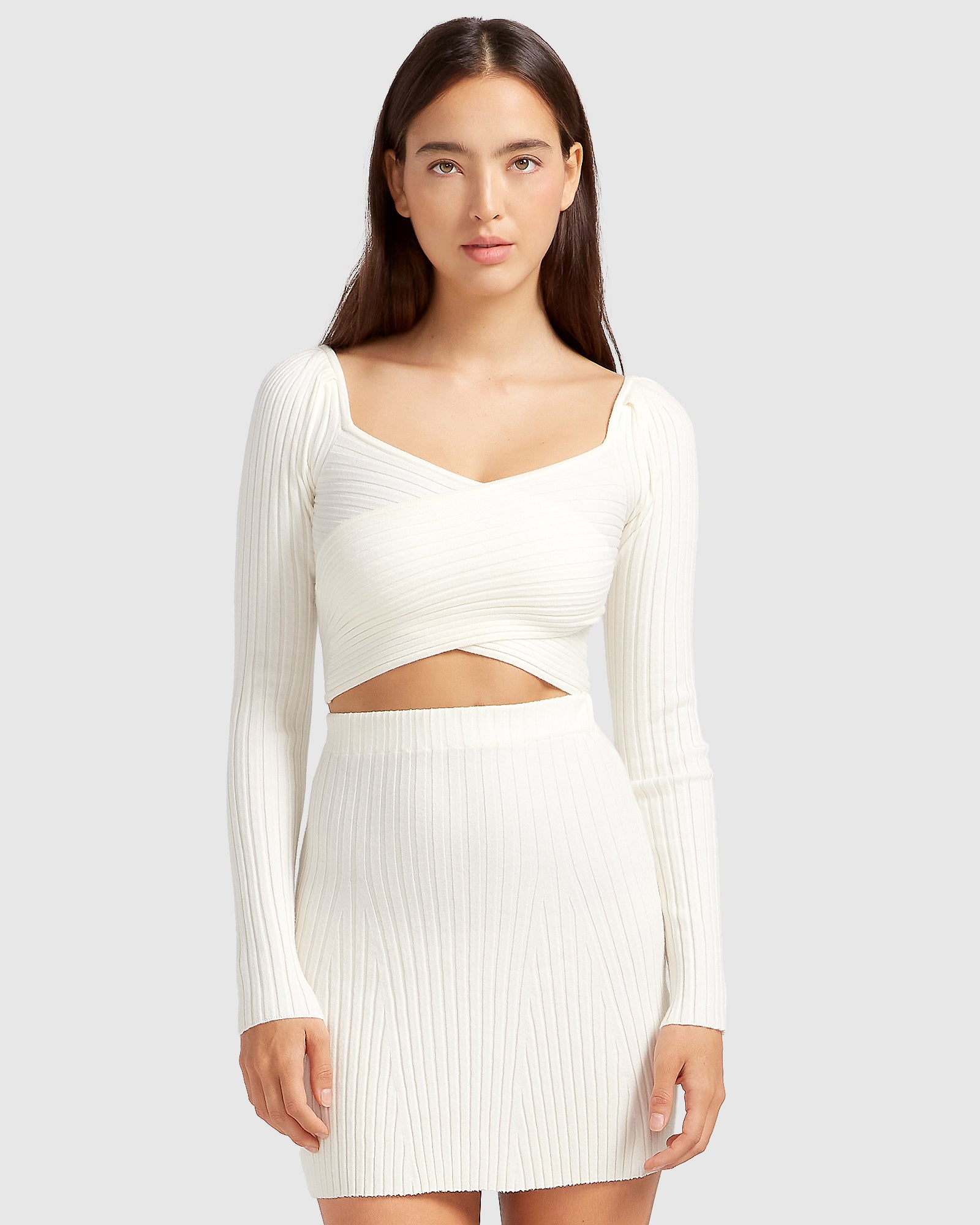 Belle & Bloom Forget Me Not Knit Crop