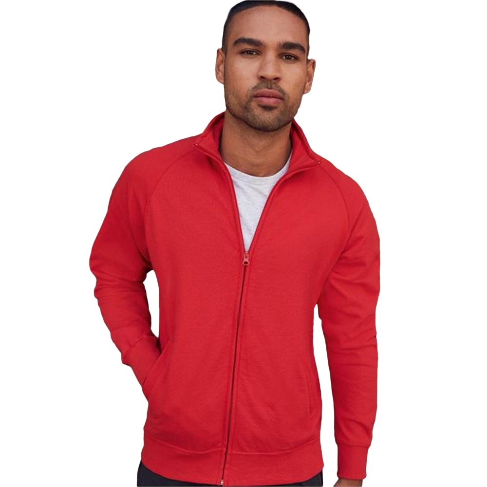 Fruit of the Loom - Mens Lightweight Full Zip Sweatshirt Jacket