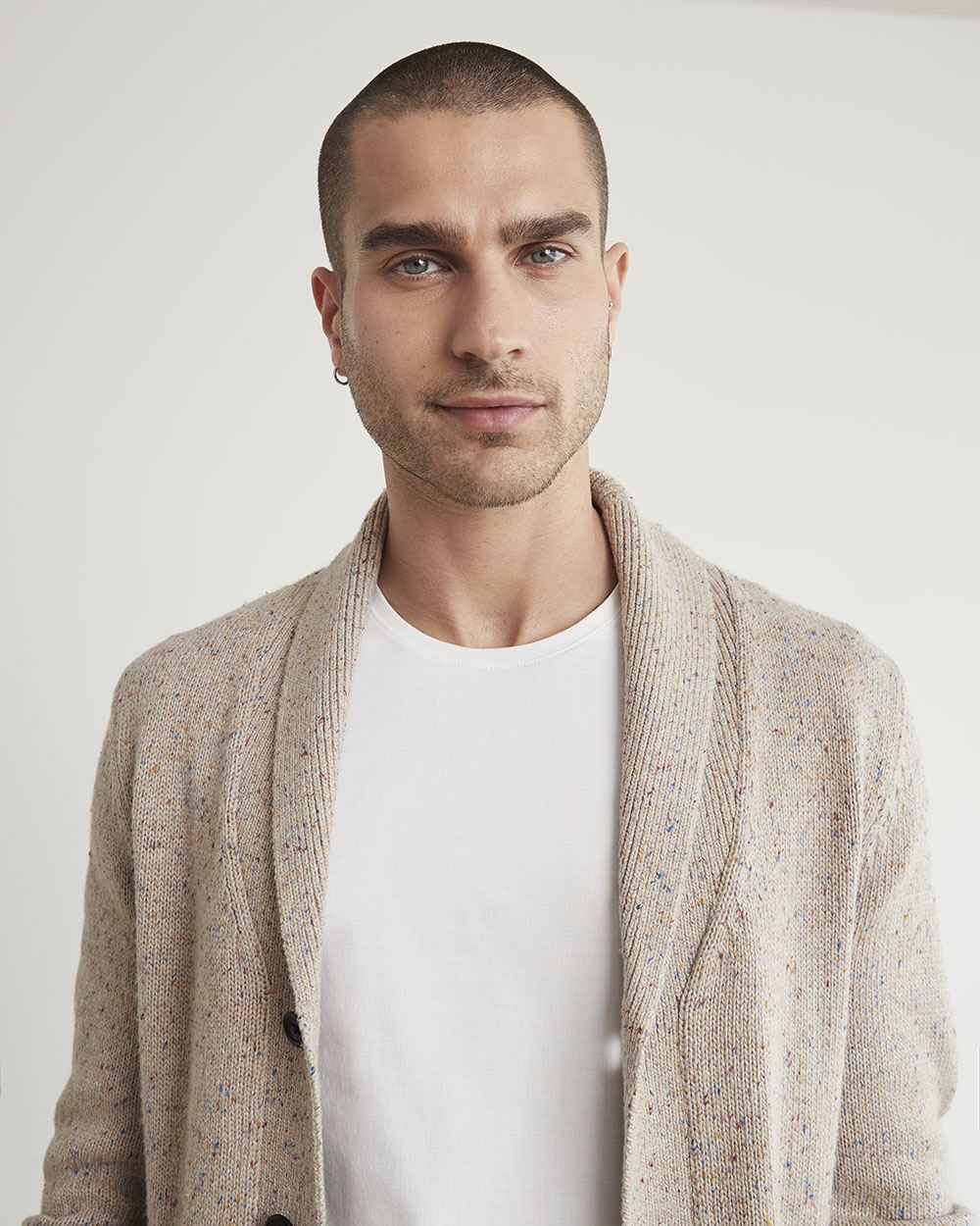 Cardigan with Shawl Collar