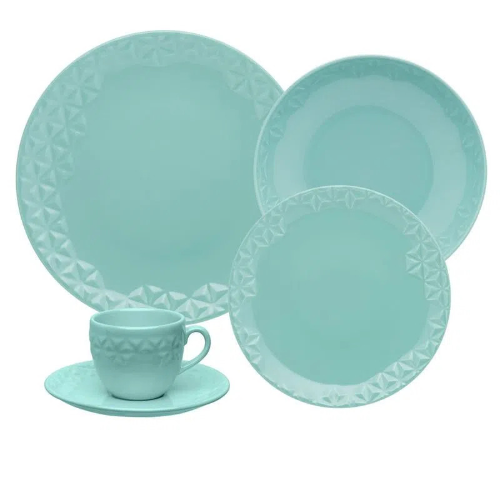 Oxford Mia Dew 20 Pieces Dinnerware Set Service for 4