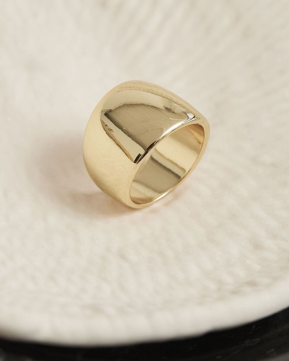 14K Gold-Plated Large Ring