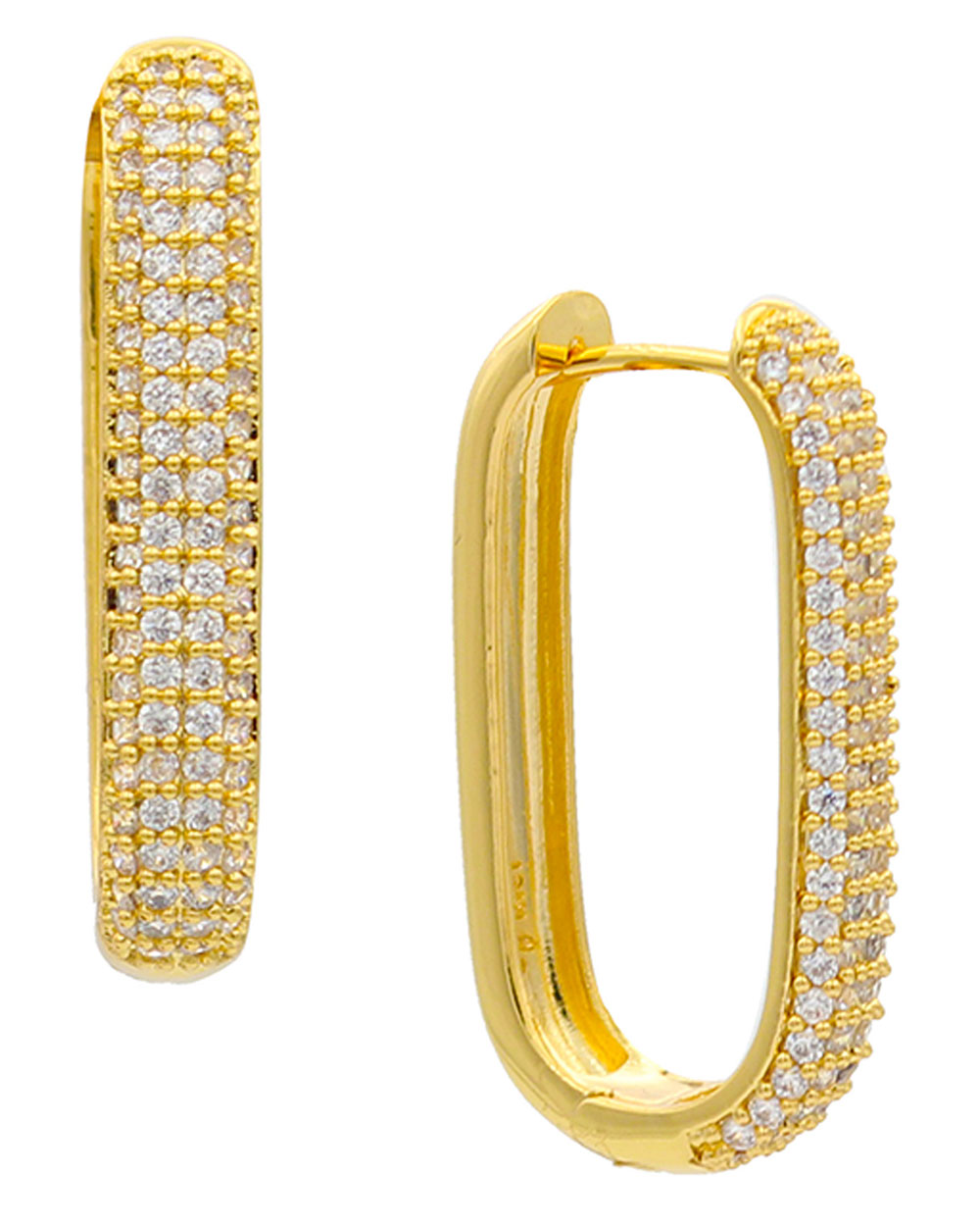 Adelita Pave Click-In Hoop Earring - Syd + Pia NYC™