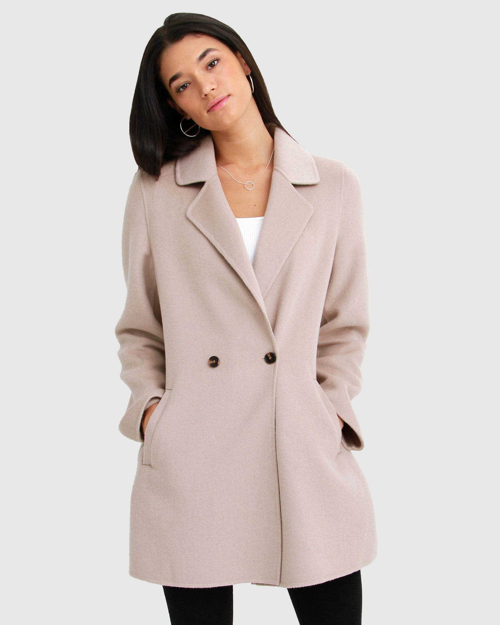 Belle & Bloom Electric Feel Drawstring Coat