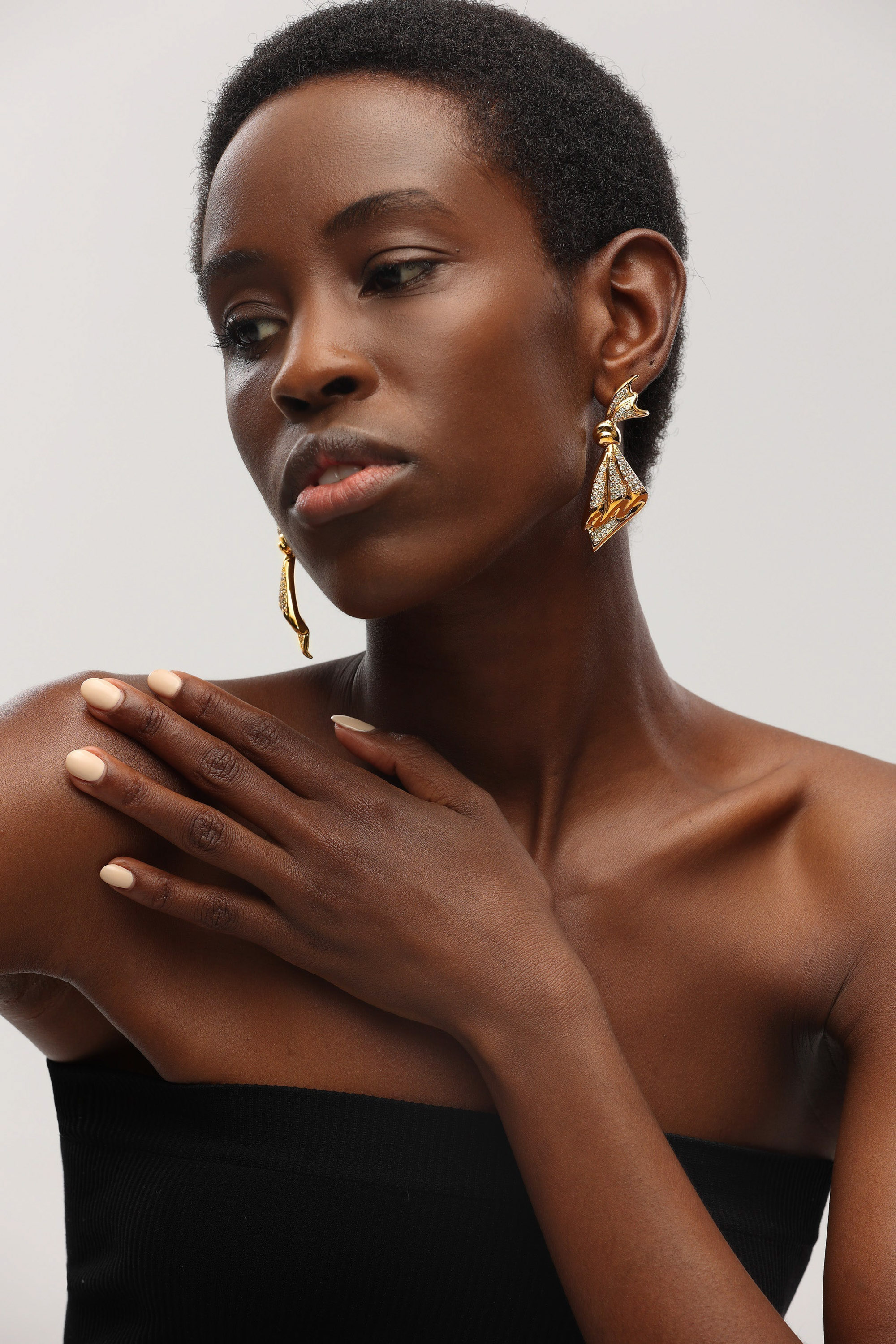 Classicharms-Pavé Butterfly Earrings