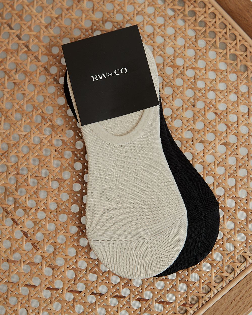 Basic Mesh No-Show Socks - 3 Pairs