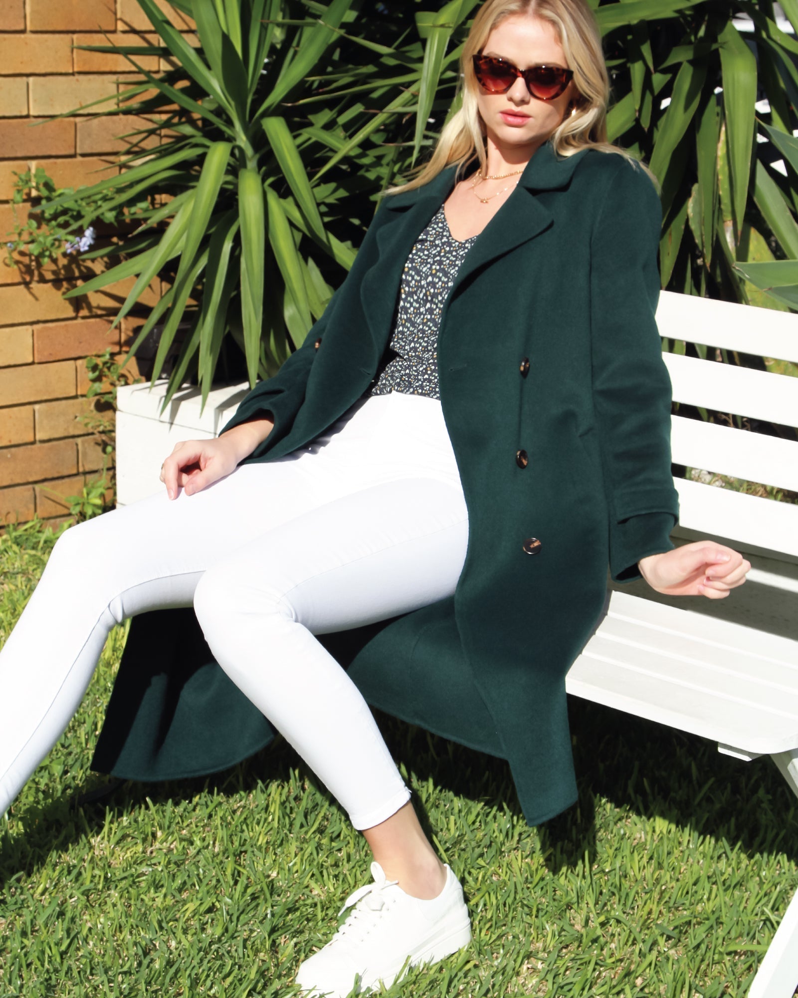 Belle & Bloom Front Runner Belted Coat