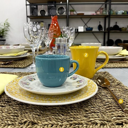 Oxford Coup Allegory 20 Pieces Dinnerware Set Service for 4