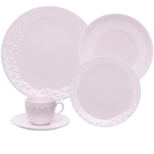 Oxford Mia Quartz 20 Pieces Dinnerware Set Service for 4