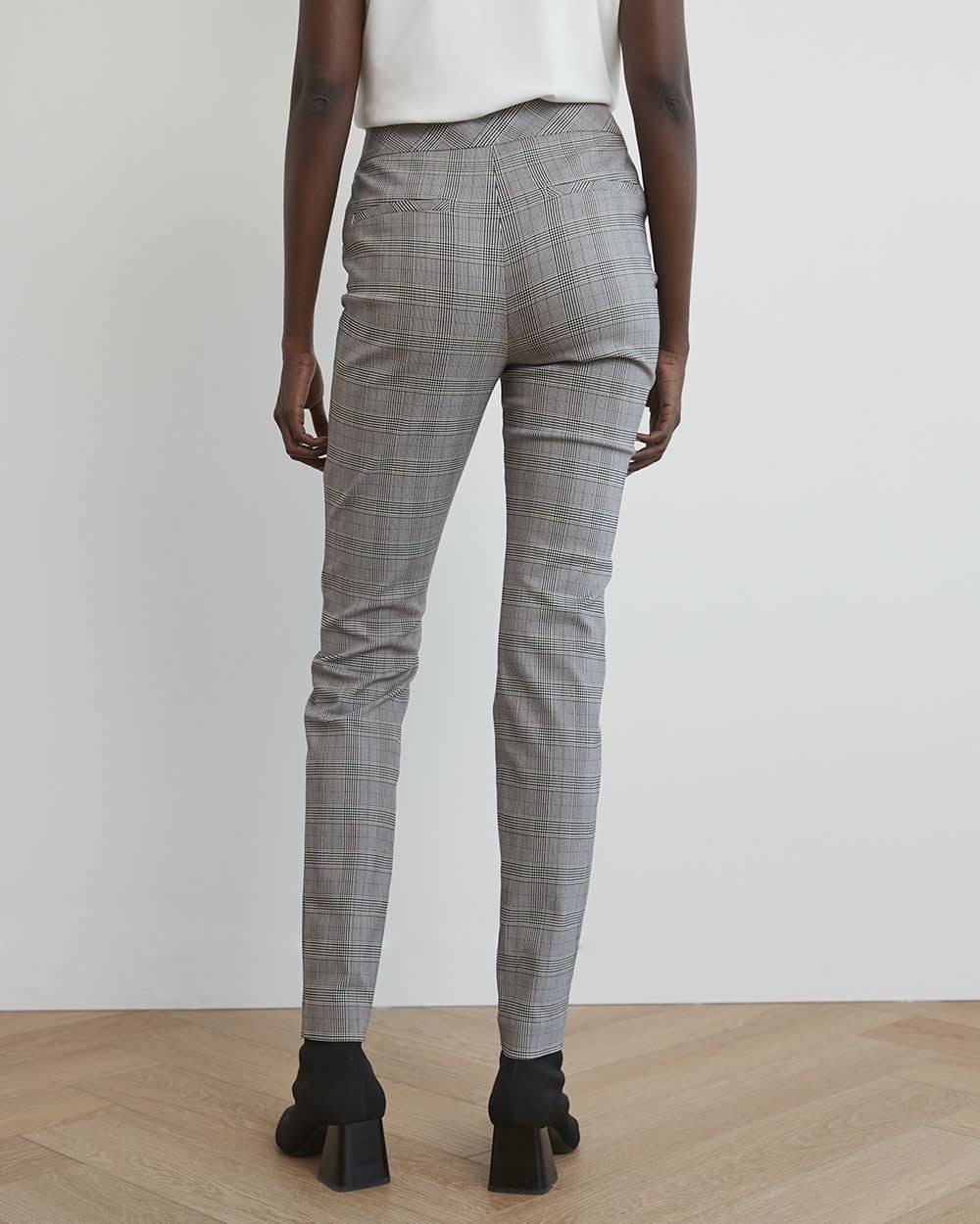 High-Rise Long Plaid City Legging Pant