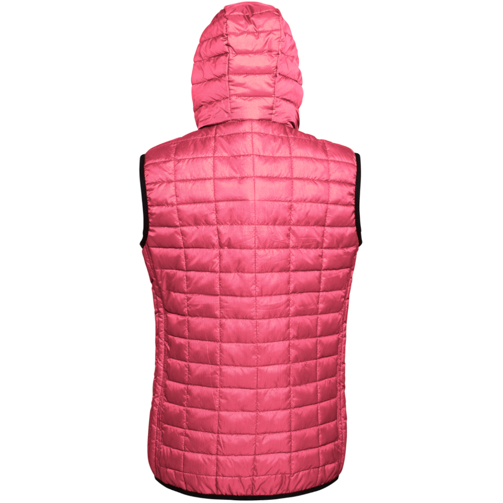 2786 - Womens/Ladies Honeycomb Zip Up Hooded Vest