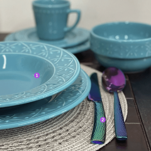 Oxford Mendi Bay 20 Pieces Dinnerware Set Service for 4