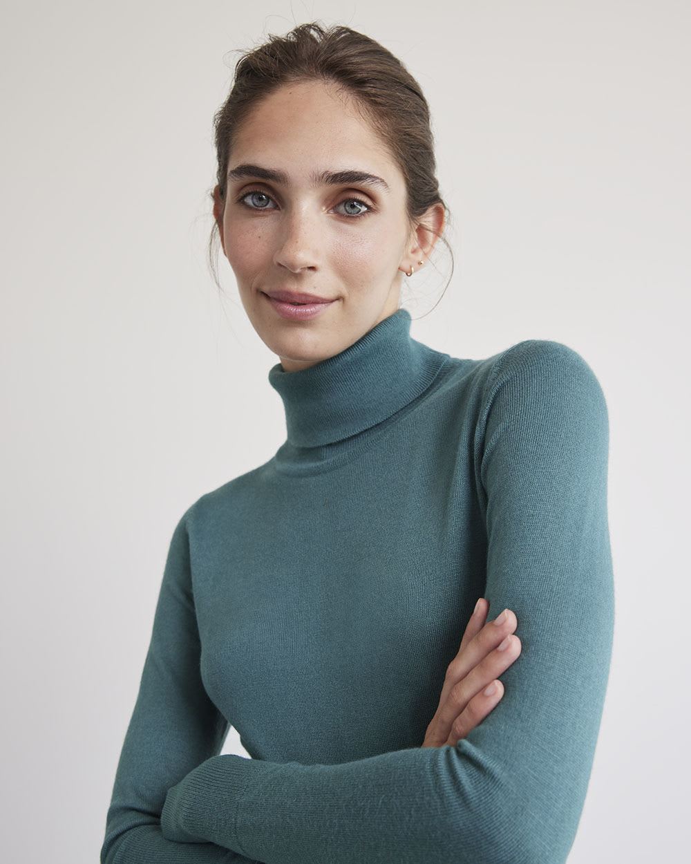 Long-Sleeve Turtleneck Sweater