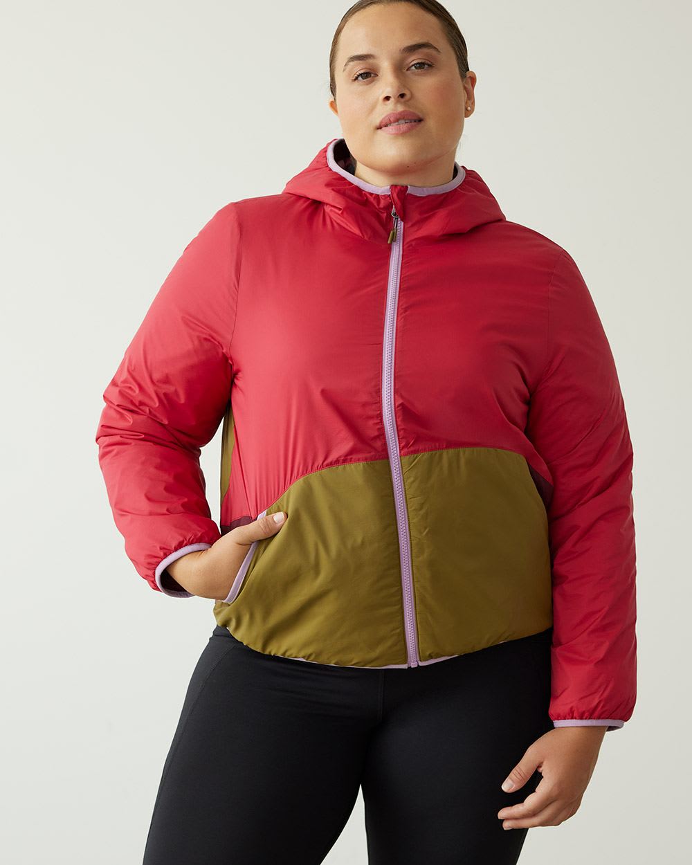 Packable Reversible Hooded Jacket, Hyba