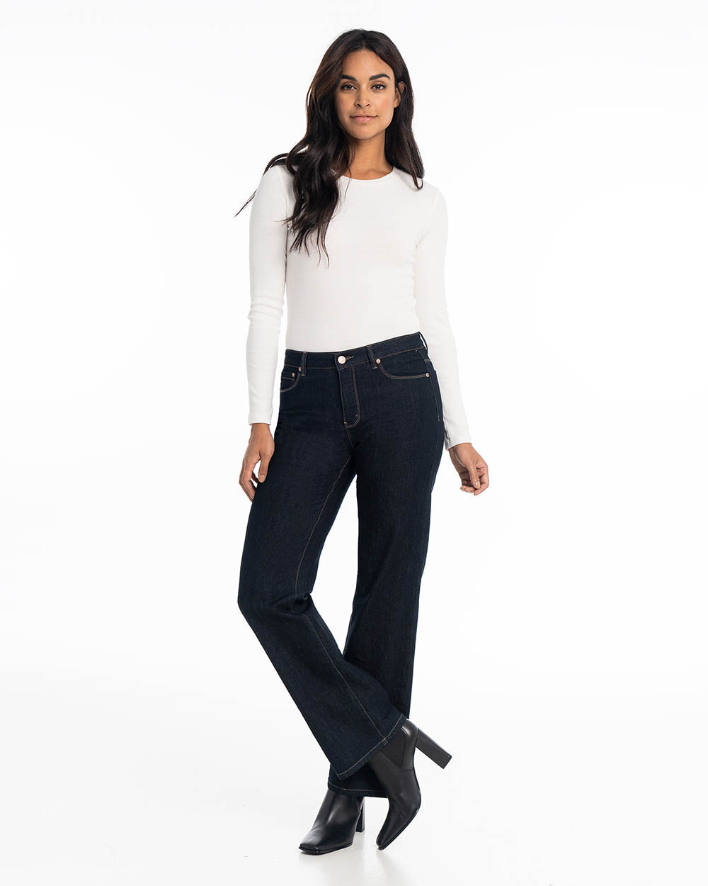 LOIS - Georgia Wide Dark Indigo Jeans