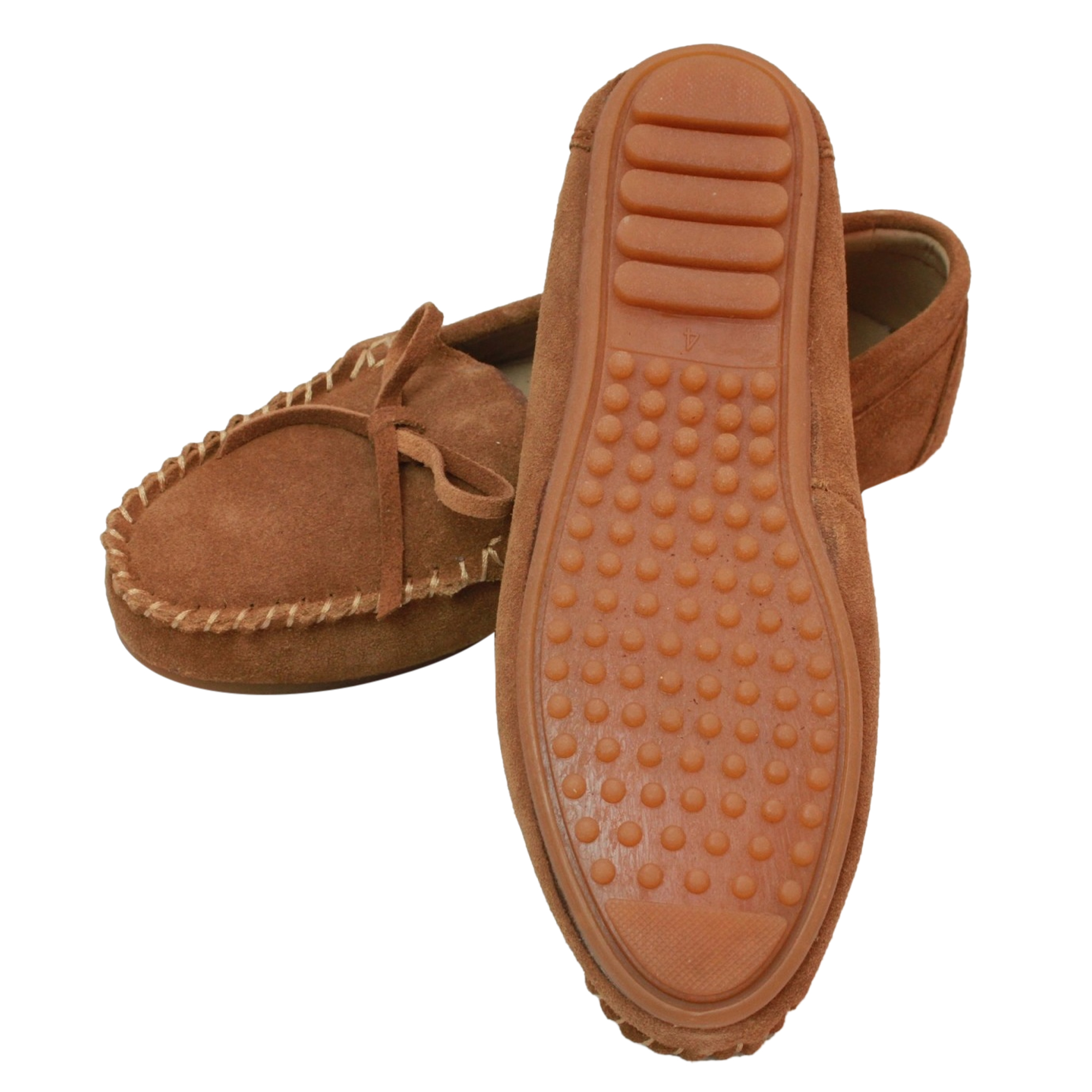 Eastern Counties Leather - Womens/Ladies Suede Moccasins