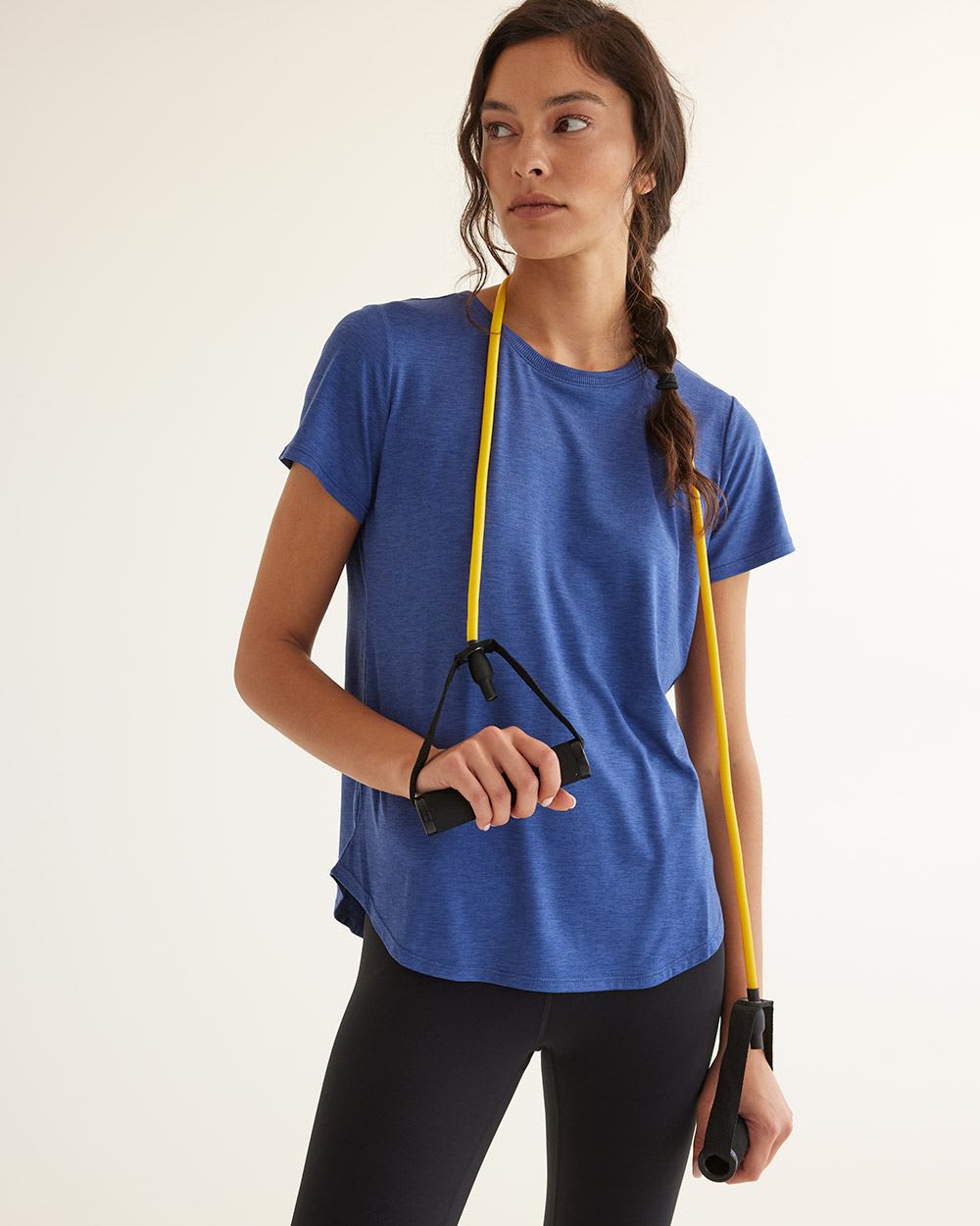 Short-Sleeve Crew-Neck Tee, Dry Lux Hyba, Hyba Essentials