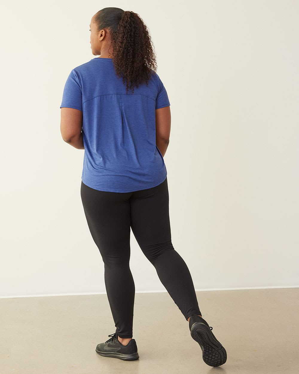 Short-Sleeve Crew-Neck Tee, Dry Lux Hyba, Hyba Essentials