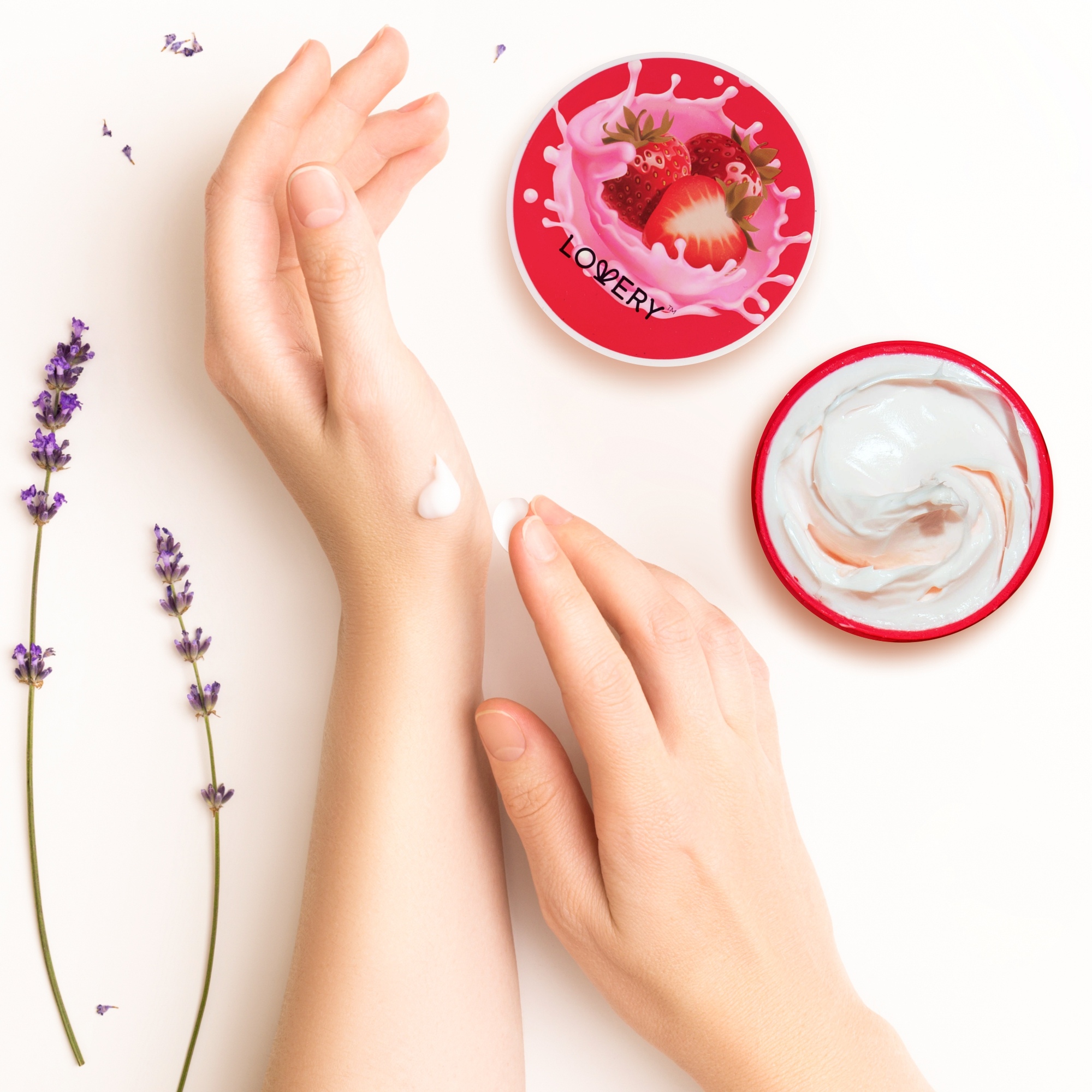 Lovery Strawberry Milk Body Butter - 12oz Ultra-hydrating Shea Butter Body Cream