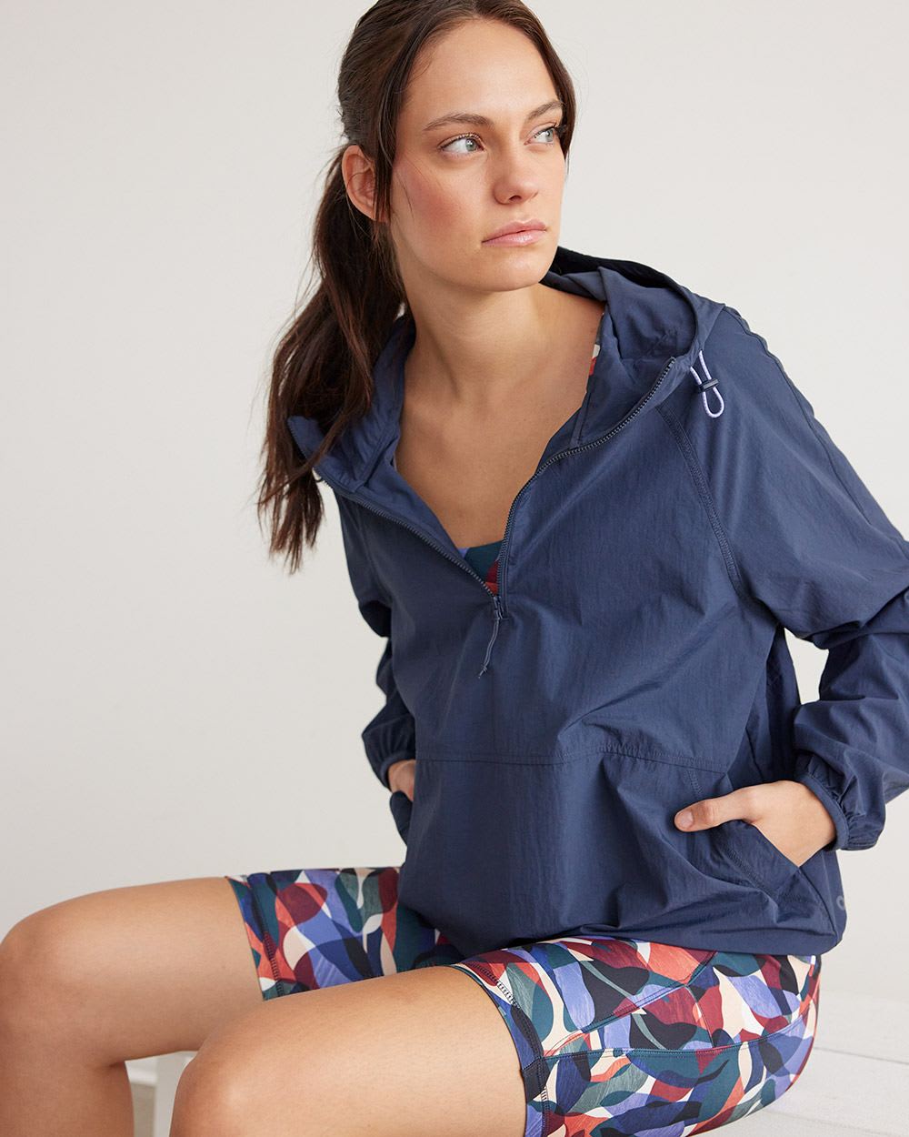 Crinkle Hooded Anorak, Hyba