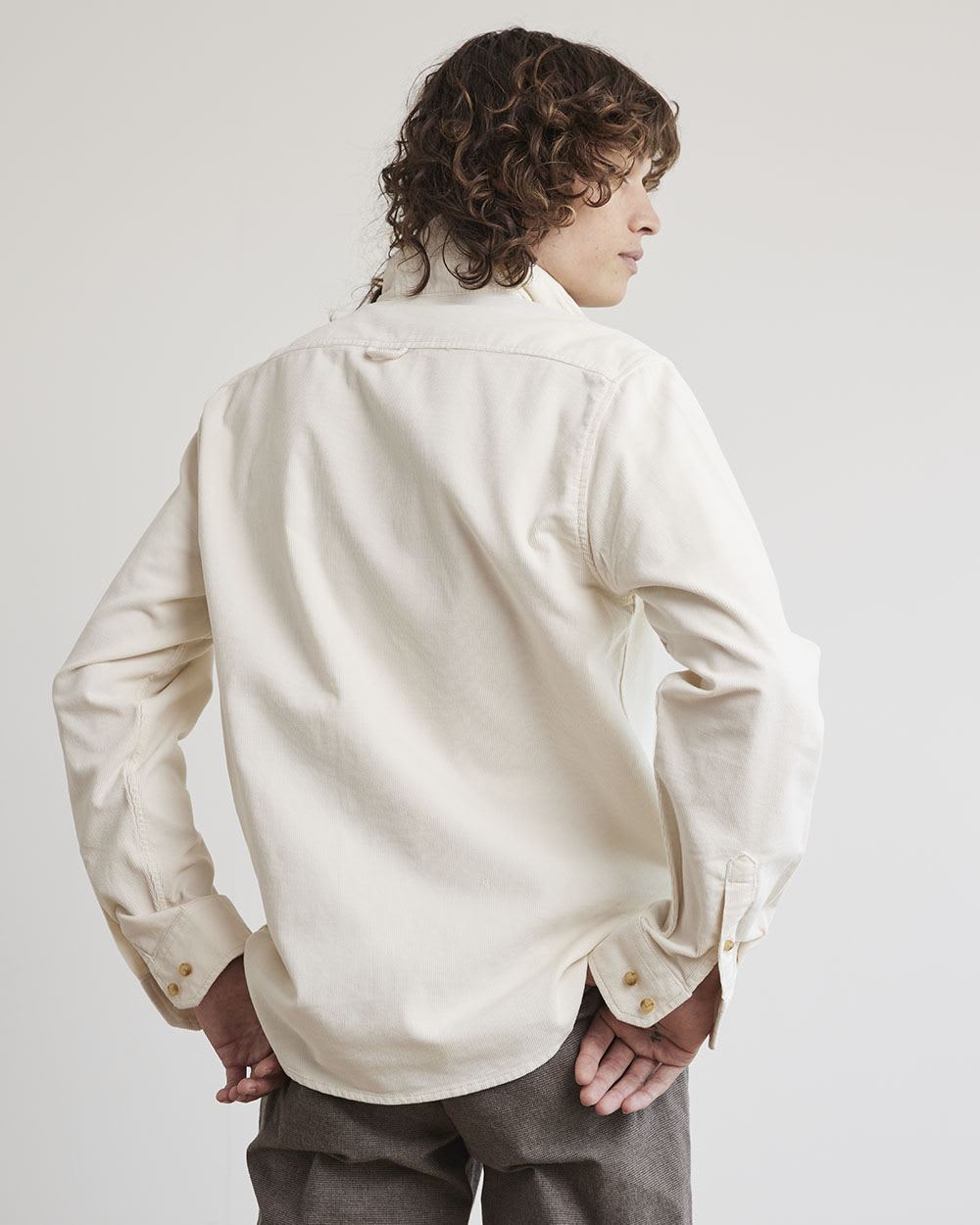 Regular-Fit Corduroy Shirt
