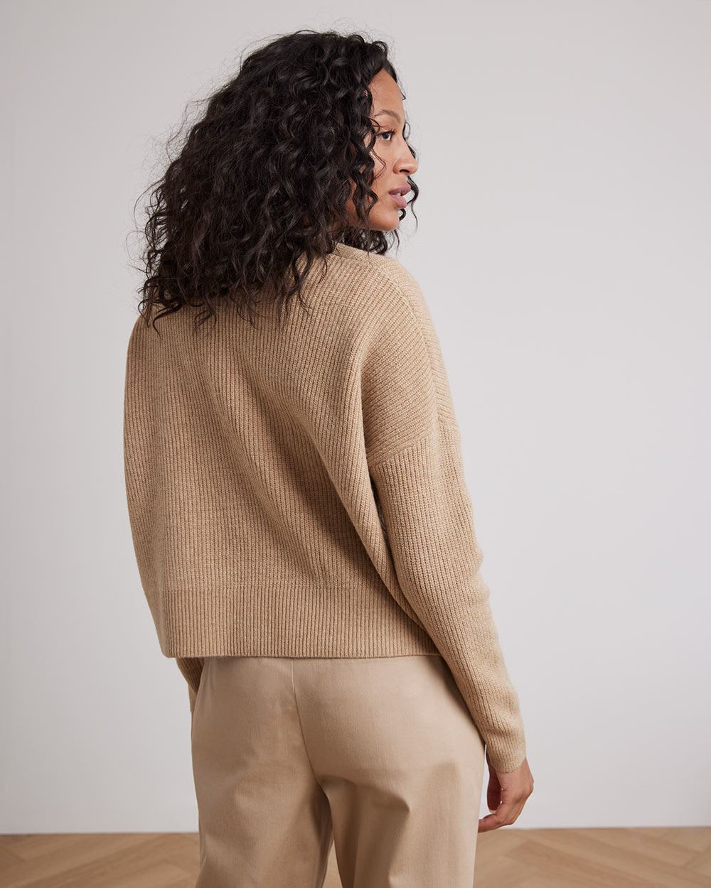 Short Open Relaxed Cardigan