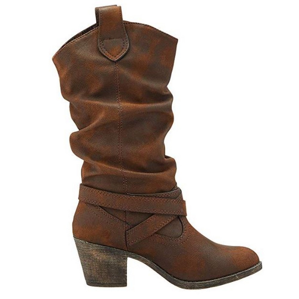 Rocket Dog - Womens/Ladies Sidestep Mid-Calf Western Boot