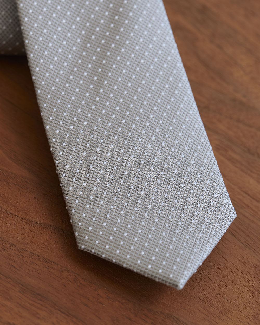 Skinny Tie with Micro Dots