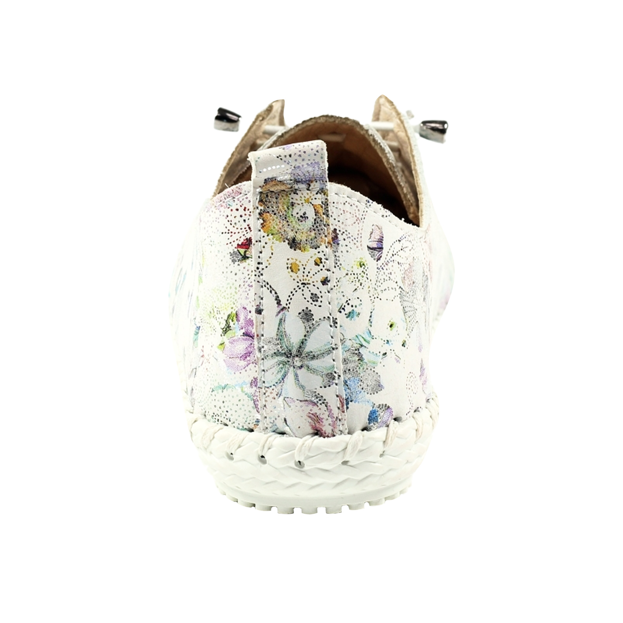 Lunar - Womens/Ladies Exbury Floral Leather Sneakers