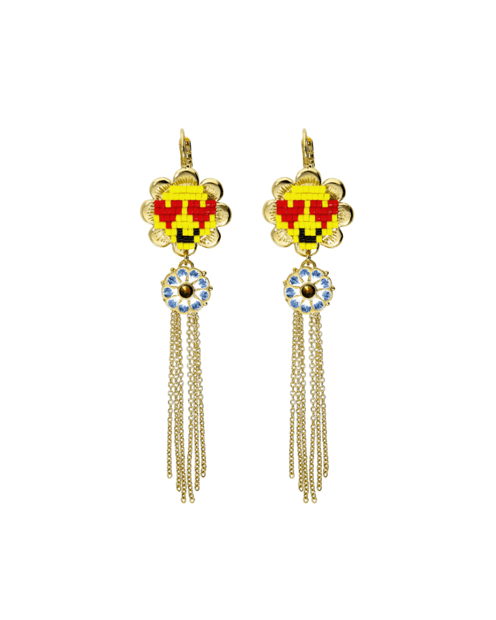 AFTERSUN Gold & Yellow Earrings