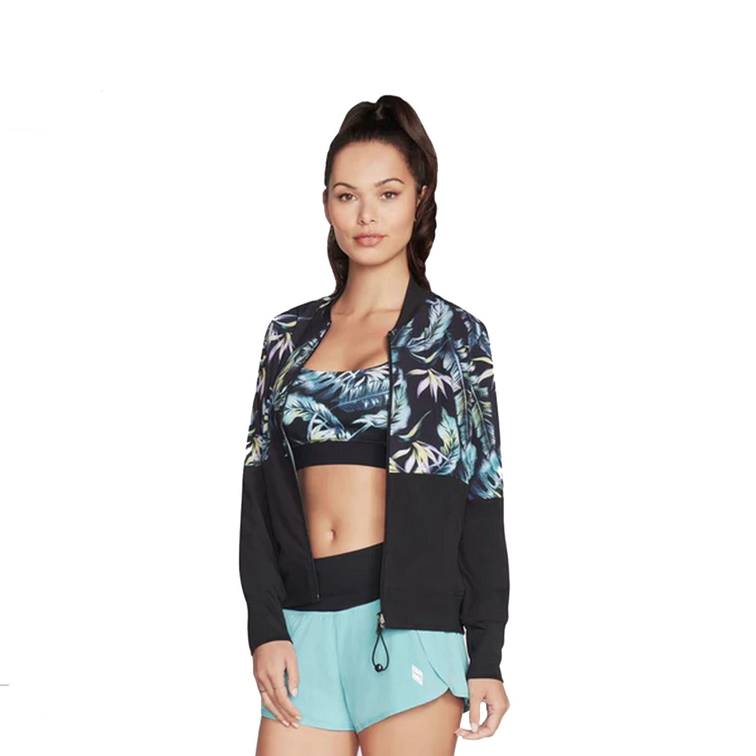 Skechers - Womens/Ladies Palm Leaf Reversible Bomber Jacket