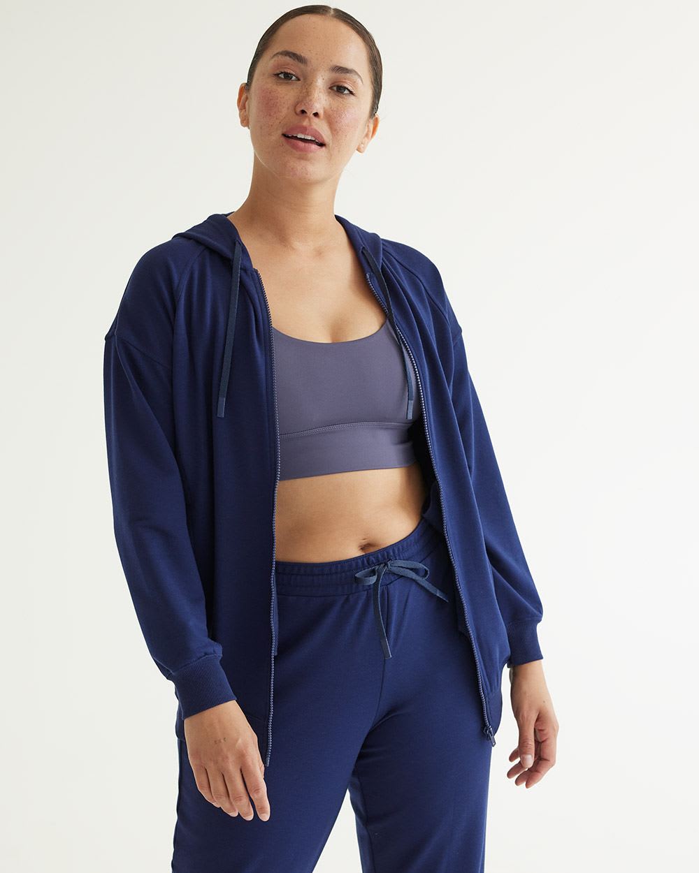 French Terry Long Jacket, Hyba