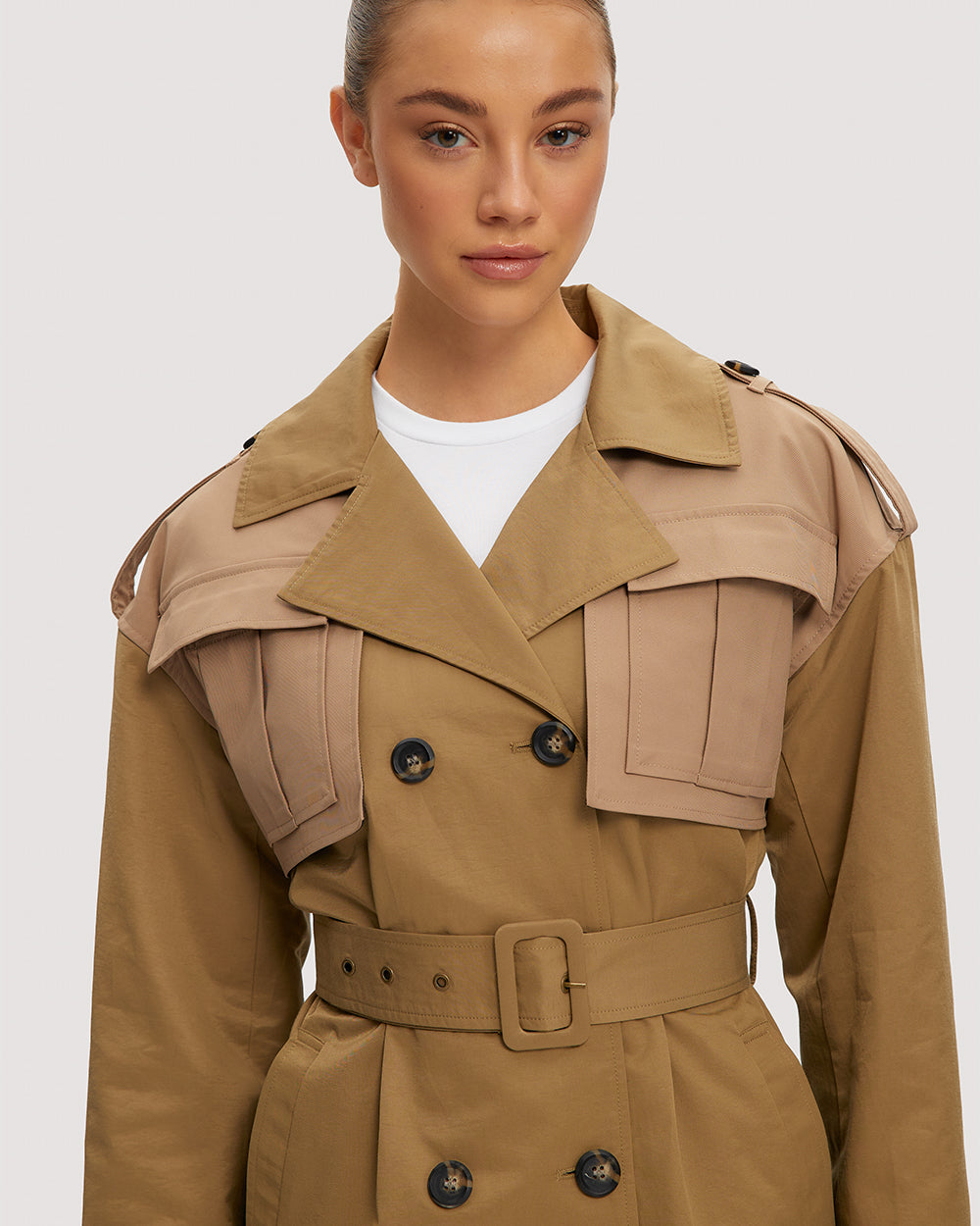 Noize - Frederique Long Trenchcoat