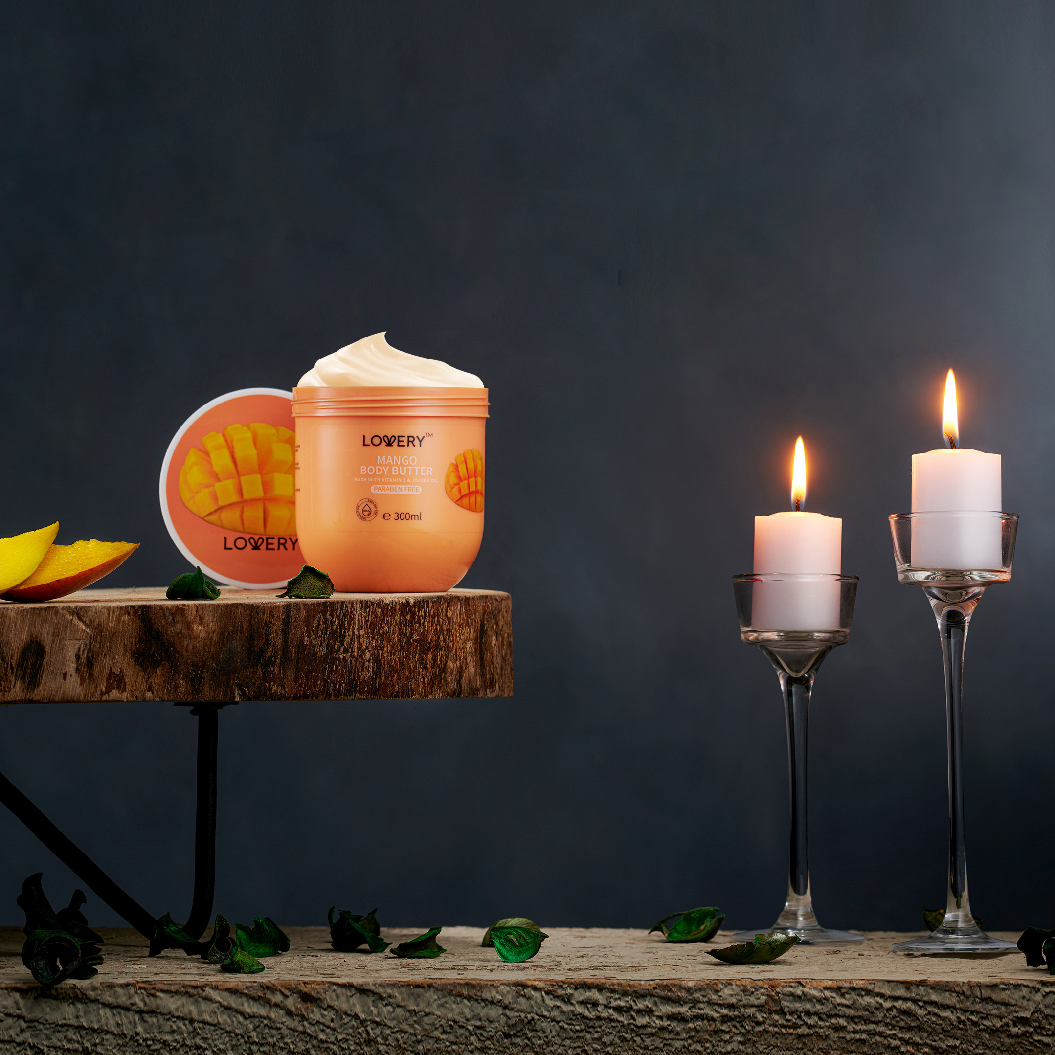 Lovery Mango Whipped Body Butter - 12oz Ultra-hydrating Shea Butter Body Cream