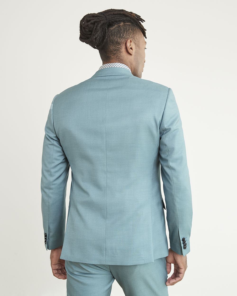 Slim-Fit Blue Suit Blazer