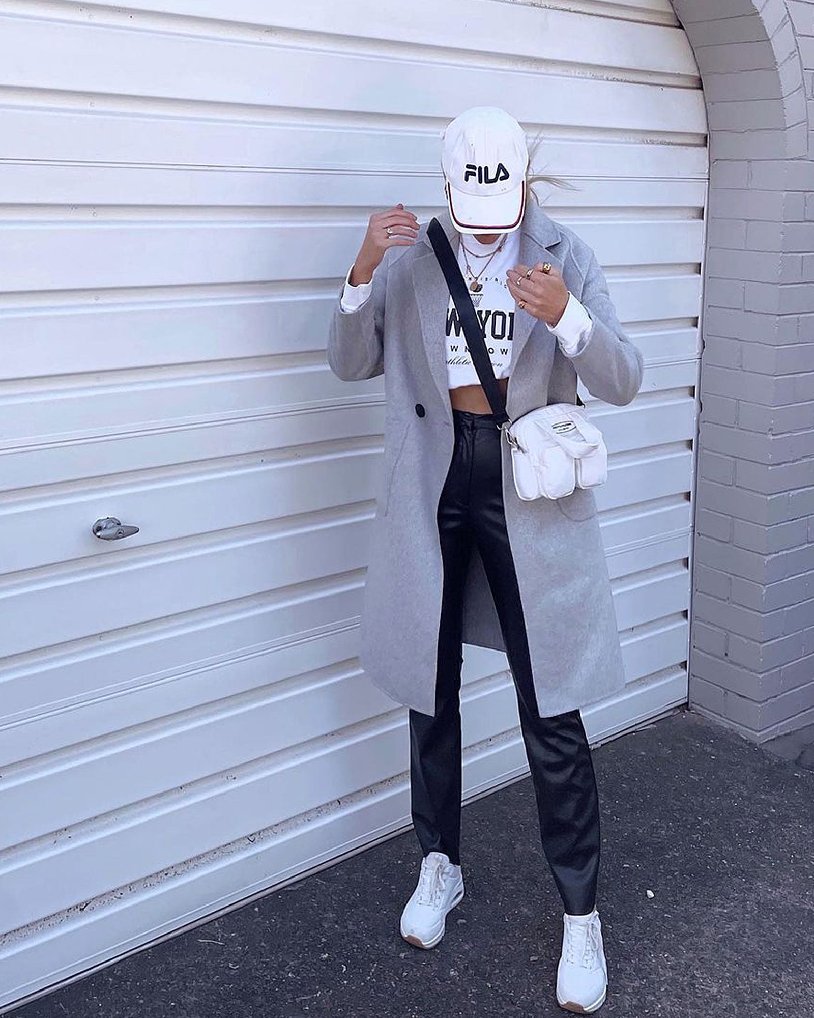 Belle & Bloom Publisher Double Breasted Wool Blend Coat