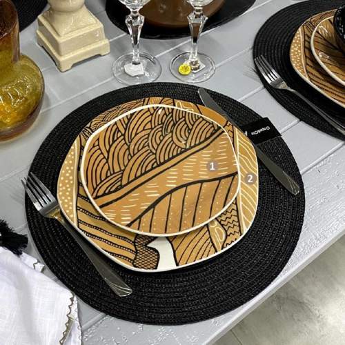 Oxford Ryo Roots 20 Pieces Dinnerware Set Service for 4