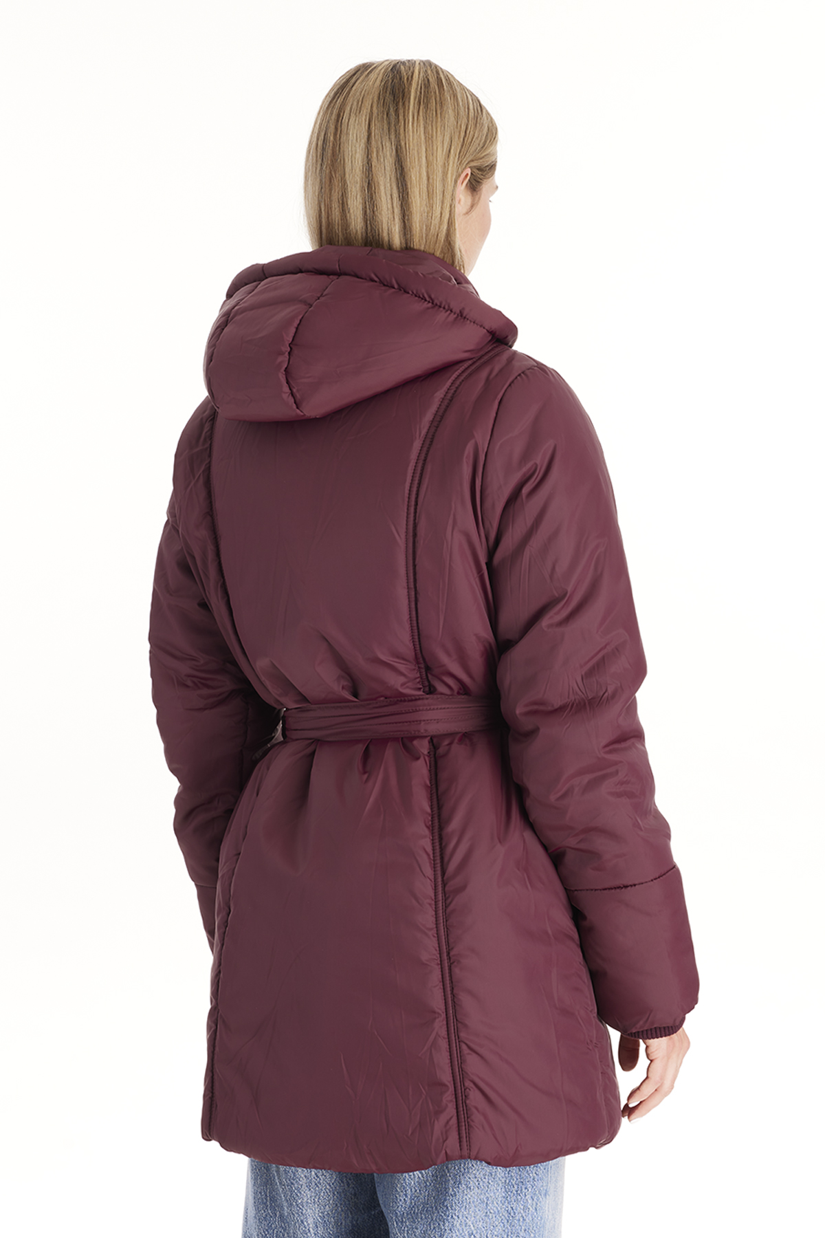 Belted Waterproof Winter Coat - Modern Eternity