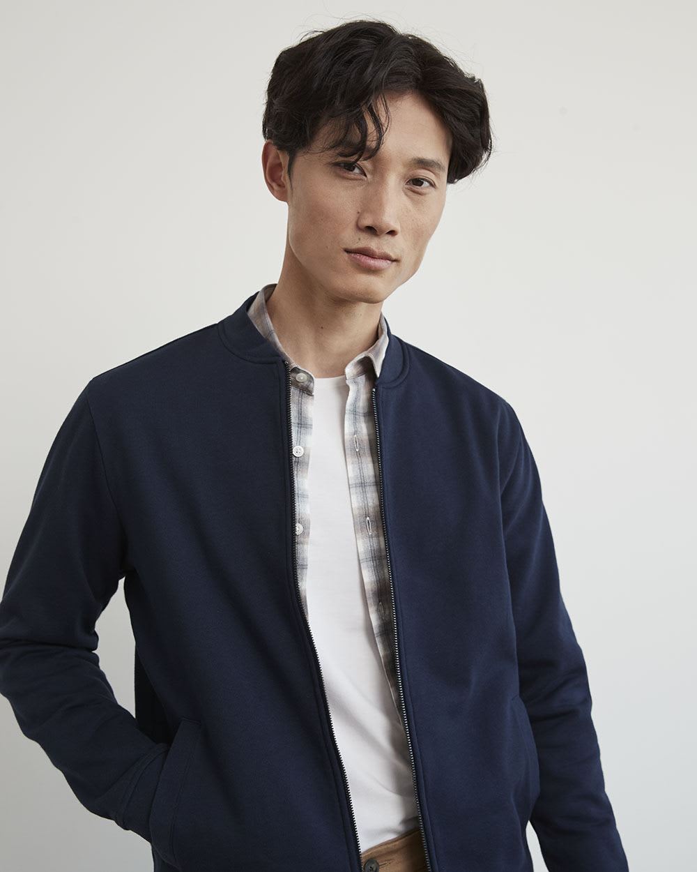 Fleece Bomber Jacket