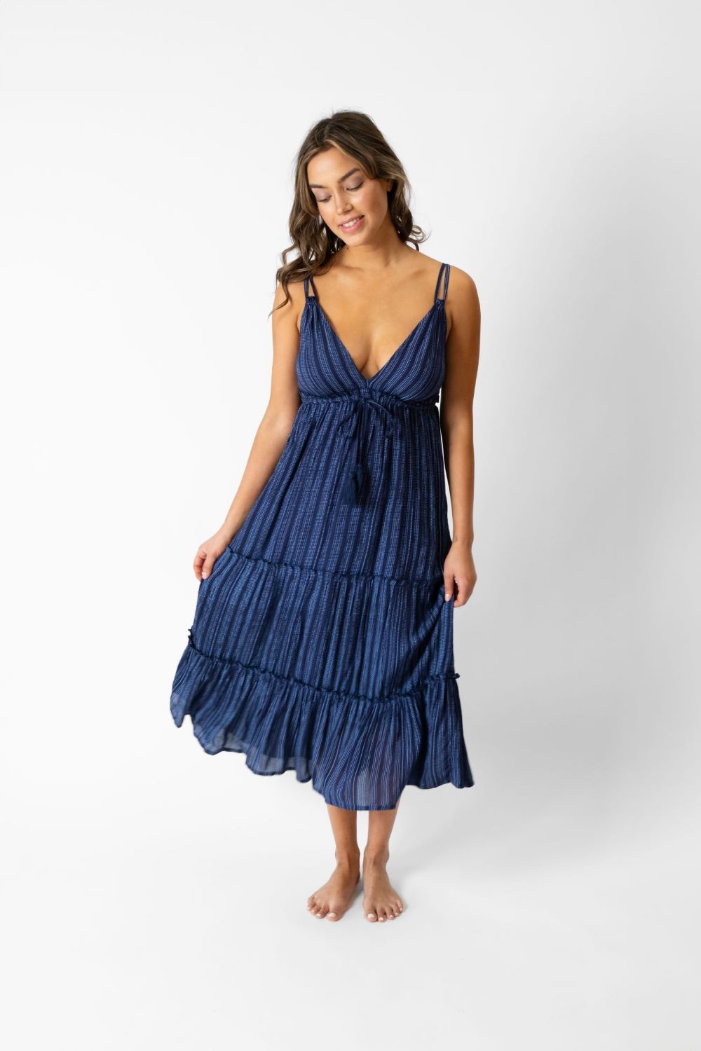 Koy Resort Marina Tiered Long Dress