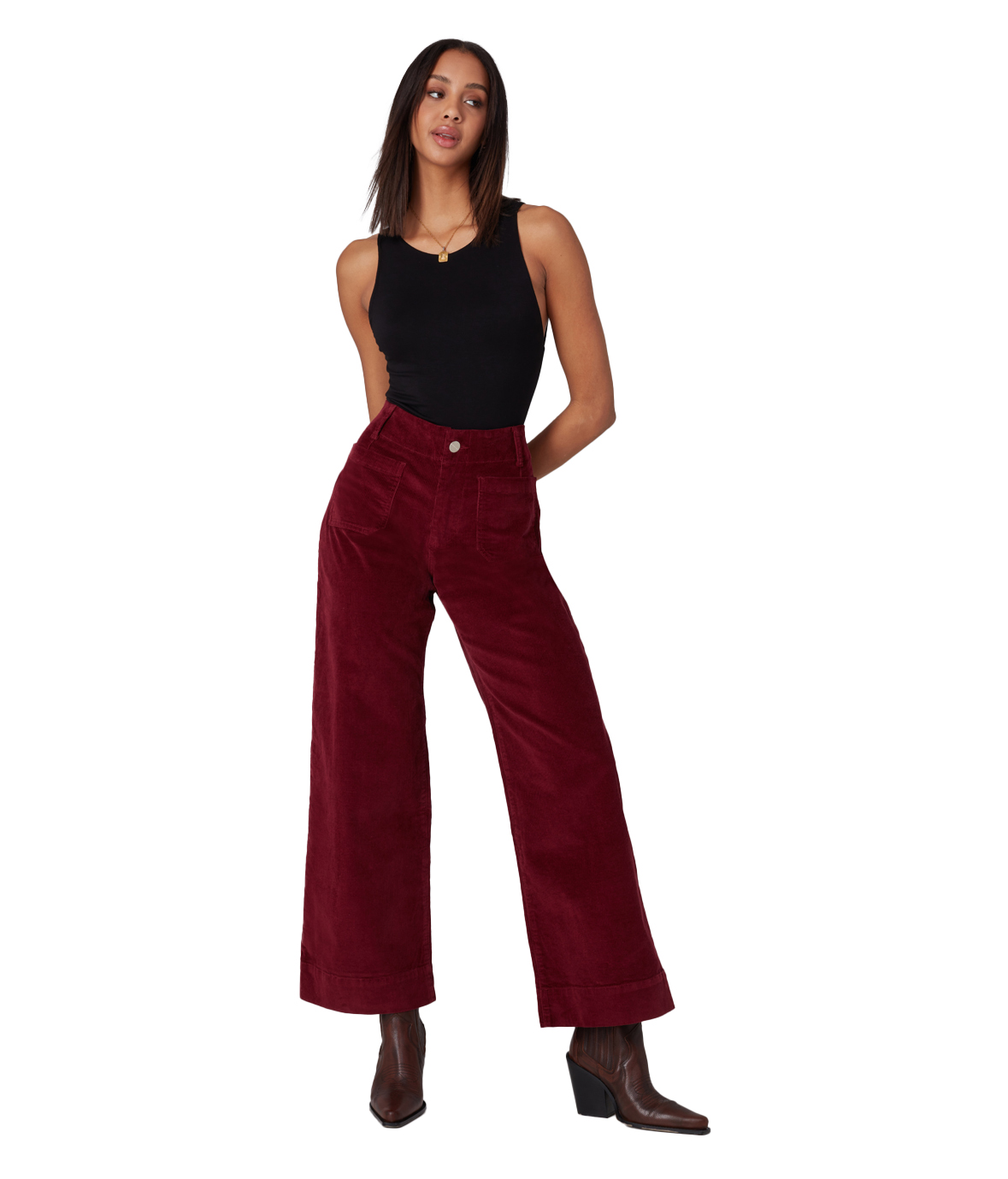 Lola Jeans COLETTE-MC High Rise Wide Leg Jeans
