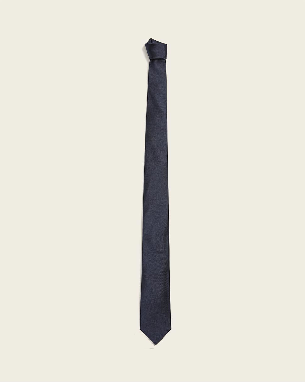 Regular Dark Solid Tie