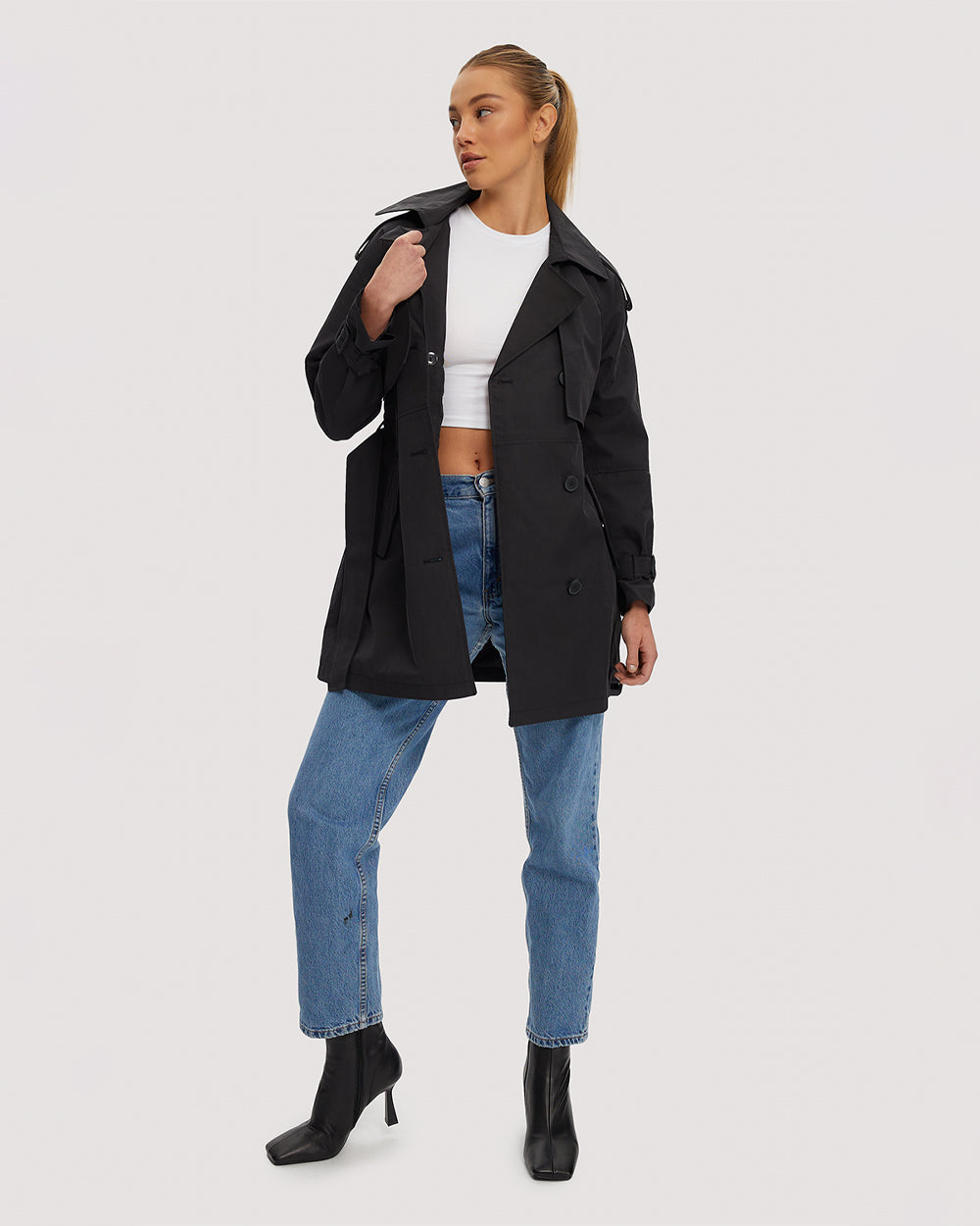 Noize - Caterina Mid Length Trenchcoat