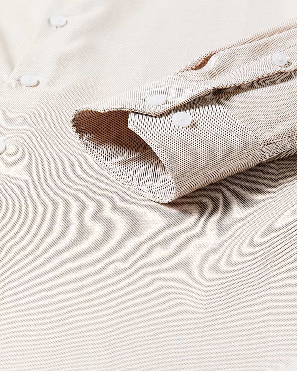 Tailored-Fit Two-Tone Dobby Easy-Care Dress Shirt
