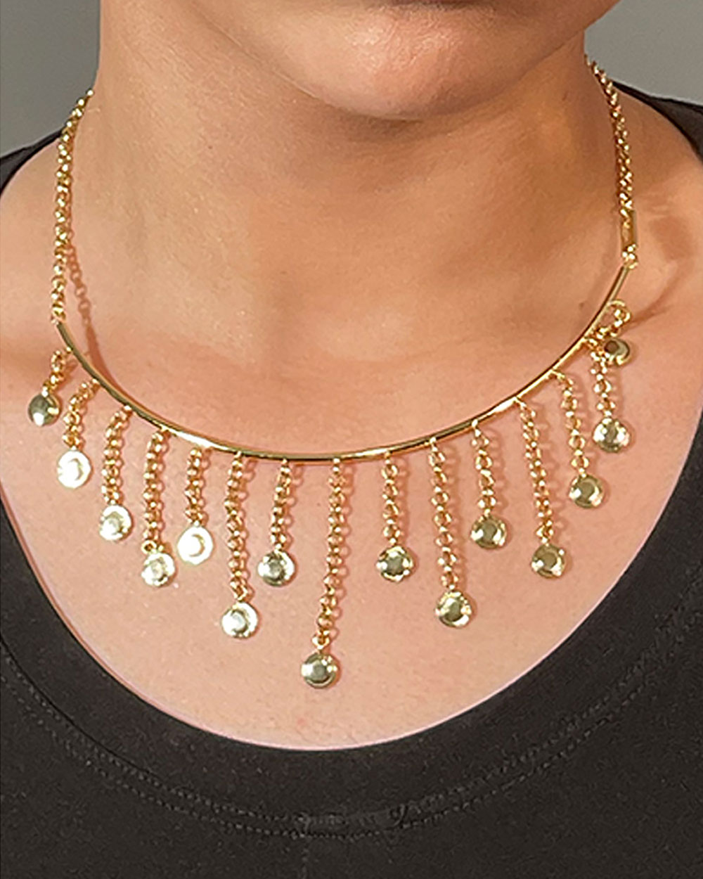 Talia Frontal Fringe Necklace - Syd + Pia NYC™