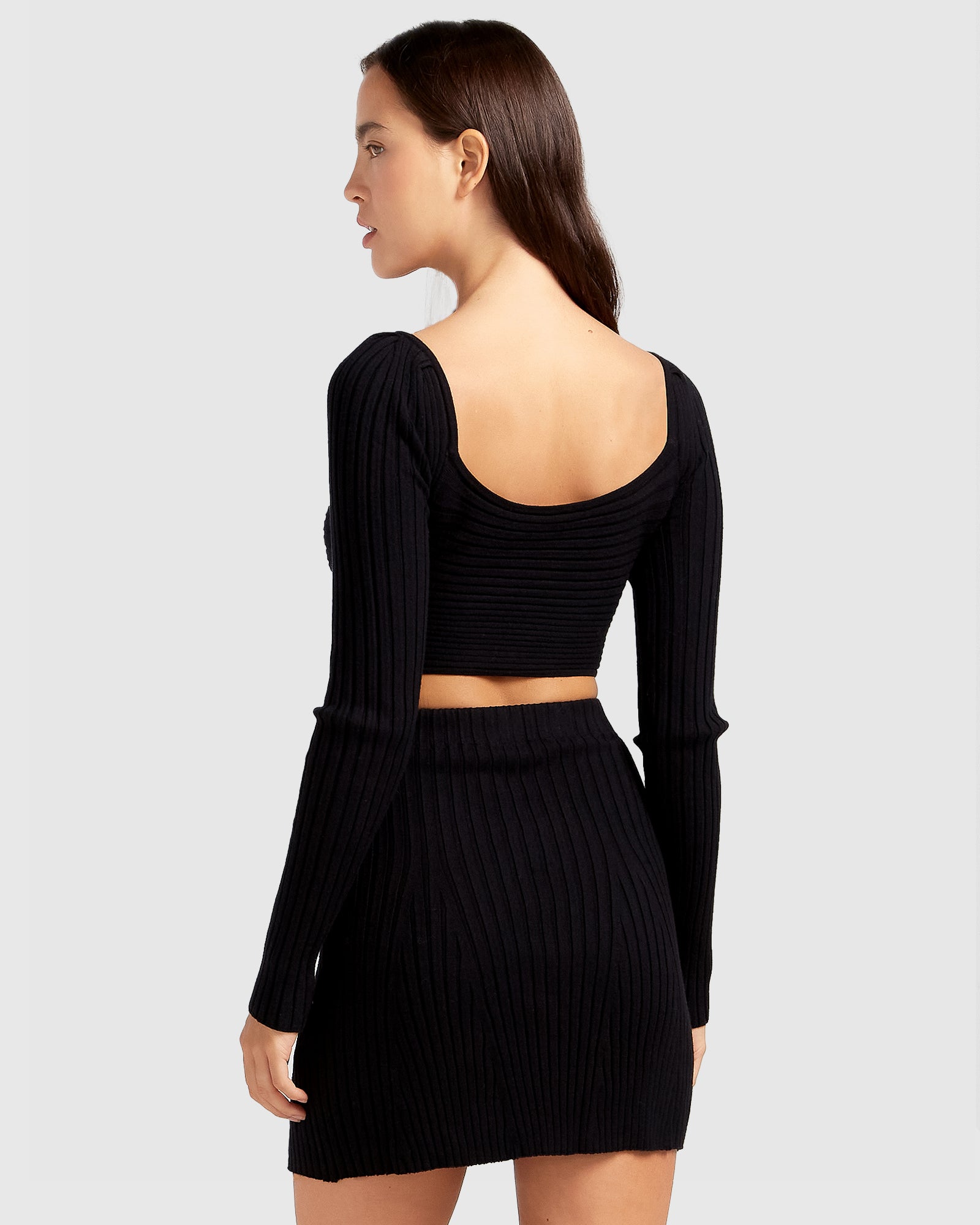 Belle & Bloom C'est Belle Knit Mini Skirt