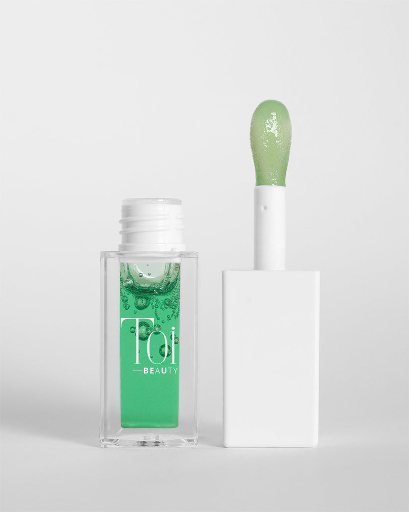 Toi Beauty High Shine Hydrating Lip Oil Green Apple