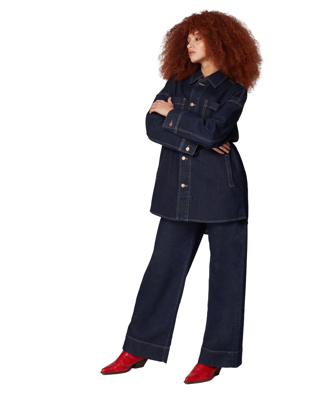 Lola Jeans HAYDEN-DRB Belted Jacket