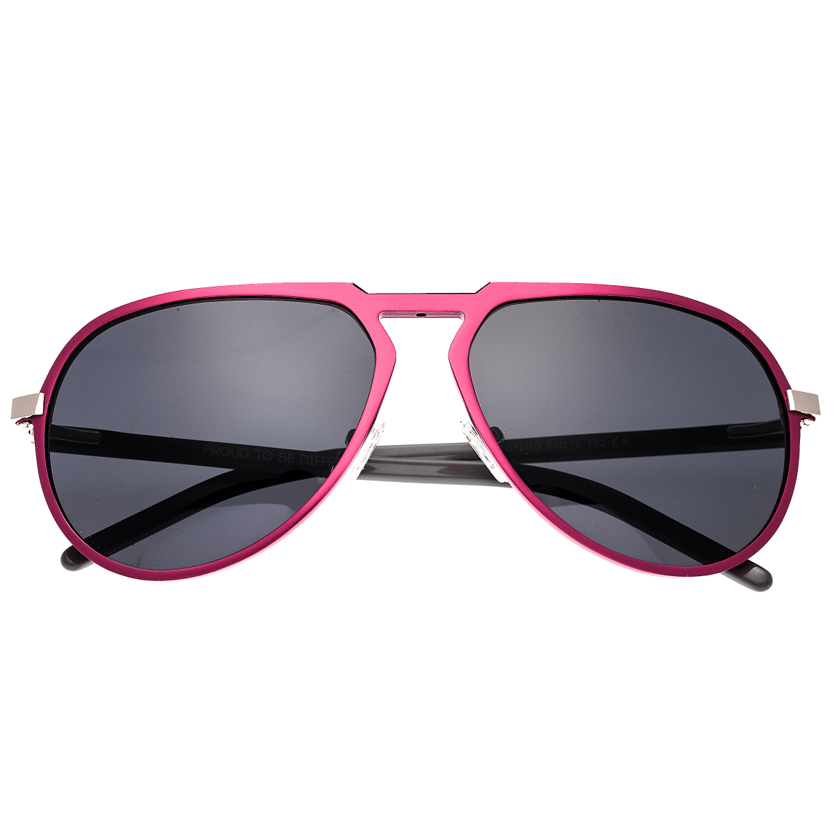 Breed - Nova Aluminium Polarized Sunglasses - Pink/Black