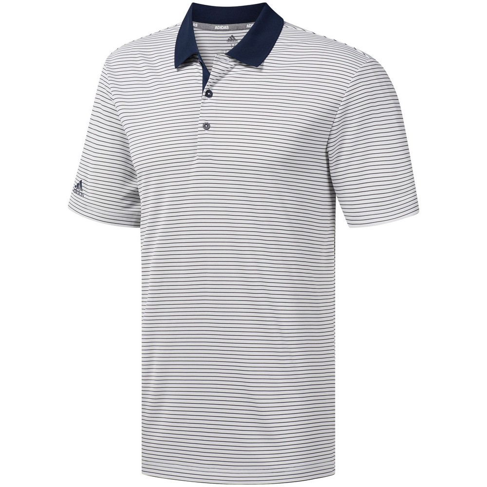 Adidas - Mens 2-Color Stripe Polo